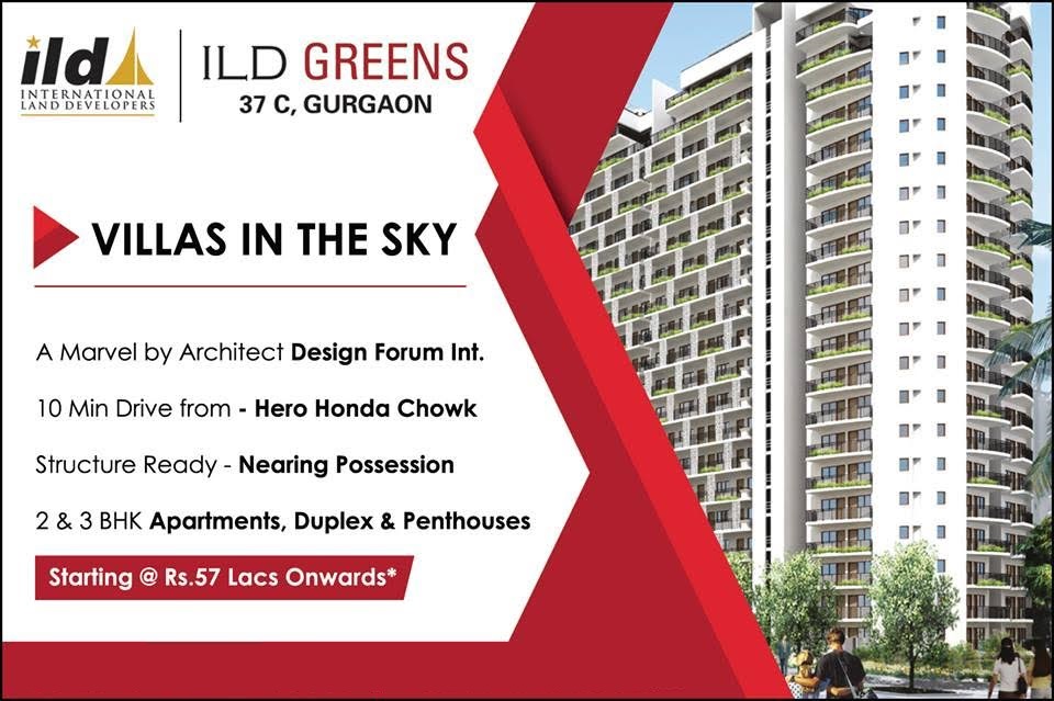 ILD Greens is nearing possession, price starting at Rs. 57 lacs onwards